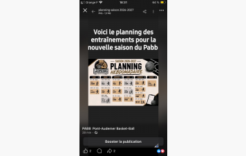 Pas d’entraînement en salle du 17 au 22 août