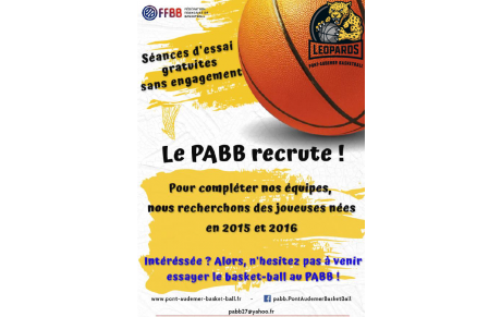 Recherche licenciées U11F et U18F